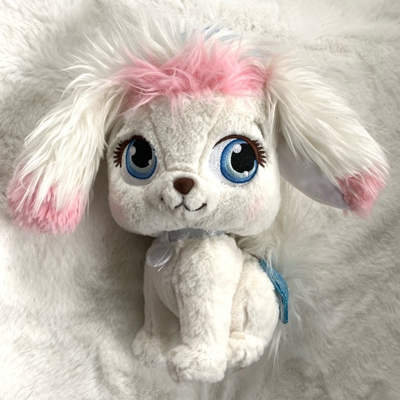 🎈7 for $35🎈 Disney Palace pets White Dog Puppy Stuffed Toy - Picture 1 of 3